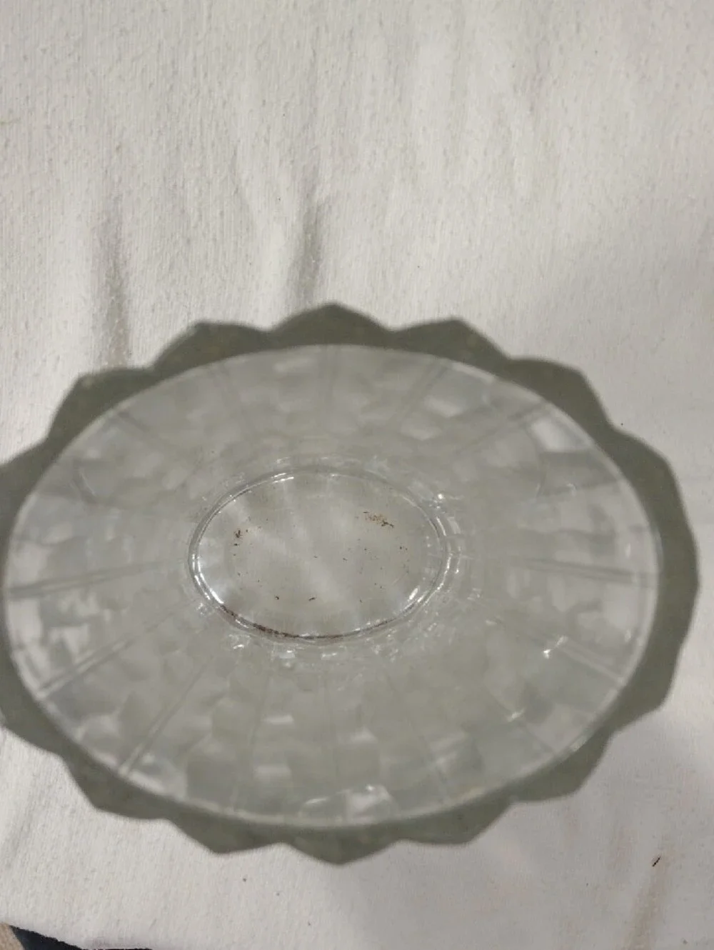 Clear Textured Glass Vase - Home Accents 8.5